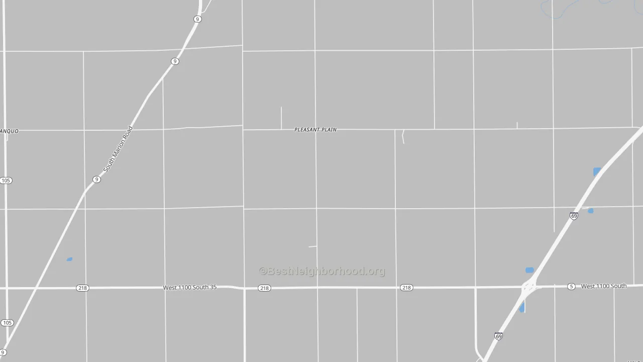 Transit Grade map of Pleasant Plain, IN
