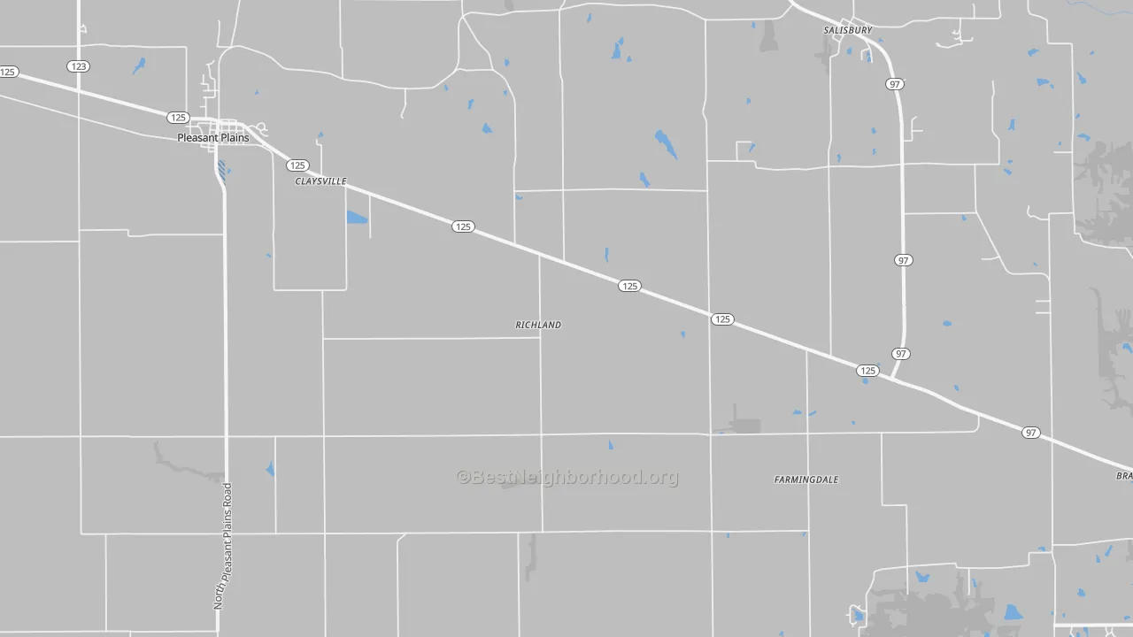 Transit Grade map of Pleasant Plains, IL