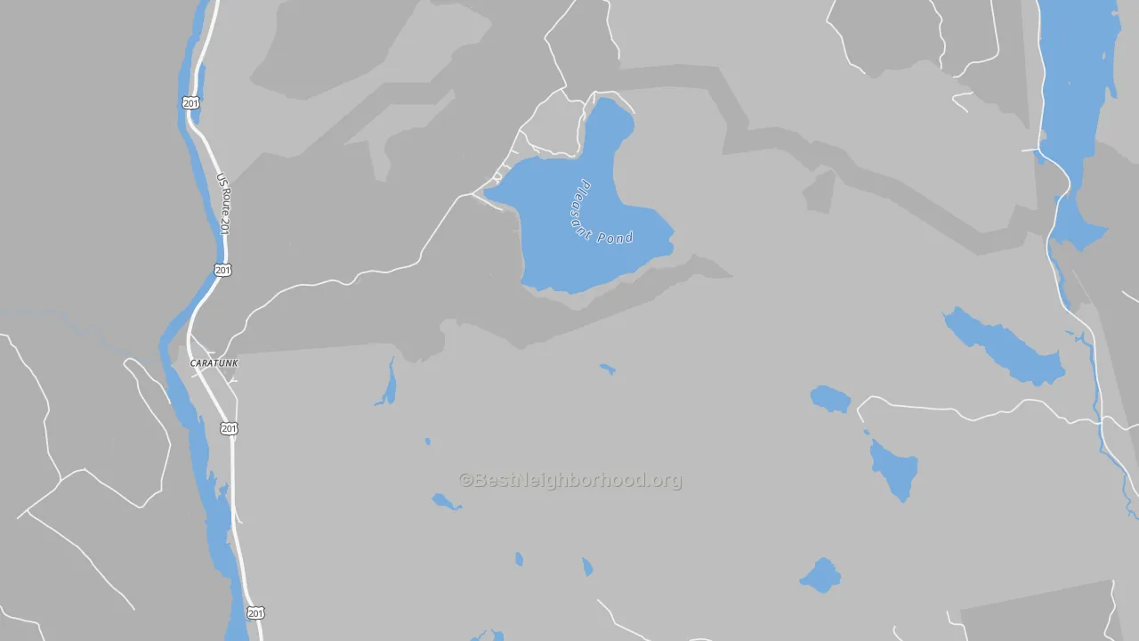 Transit Grade map of Pleasant Pond, ME