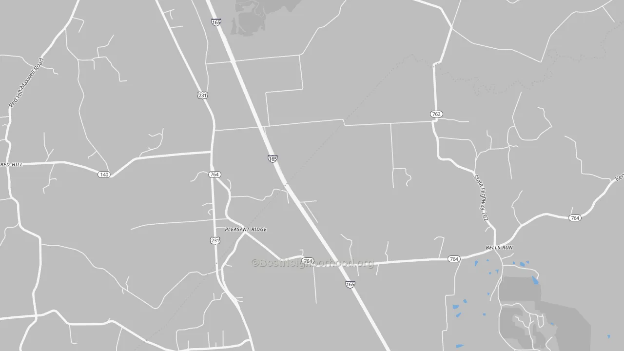 Transit Grade map of Pleasant Ridge, KY
