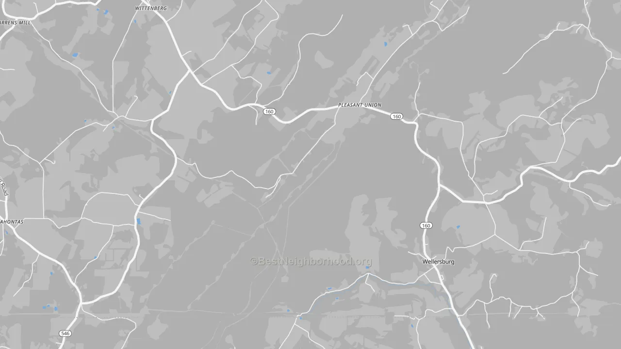 Transit Grade map of Pleasant Union, PA