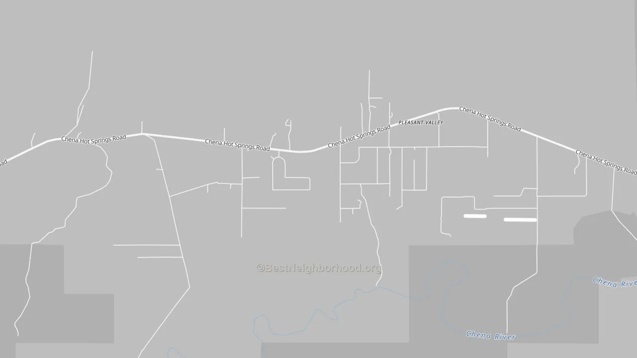 Transit Grade map of Pleasant Valley, AK