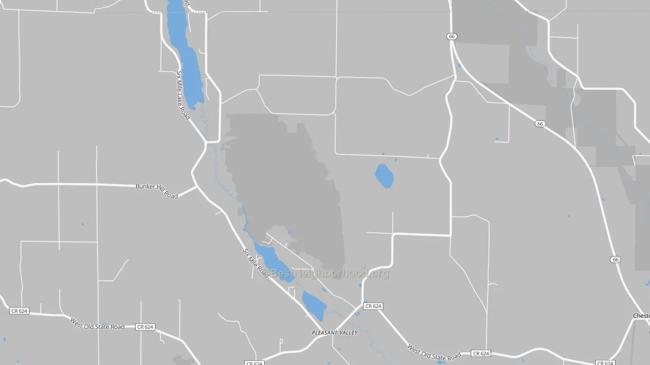 Transit Grade map of Pleasant Valley, MI