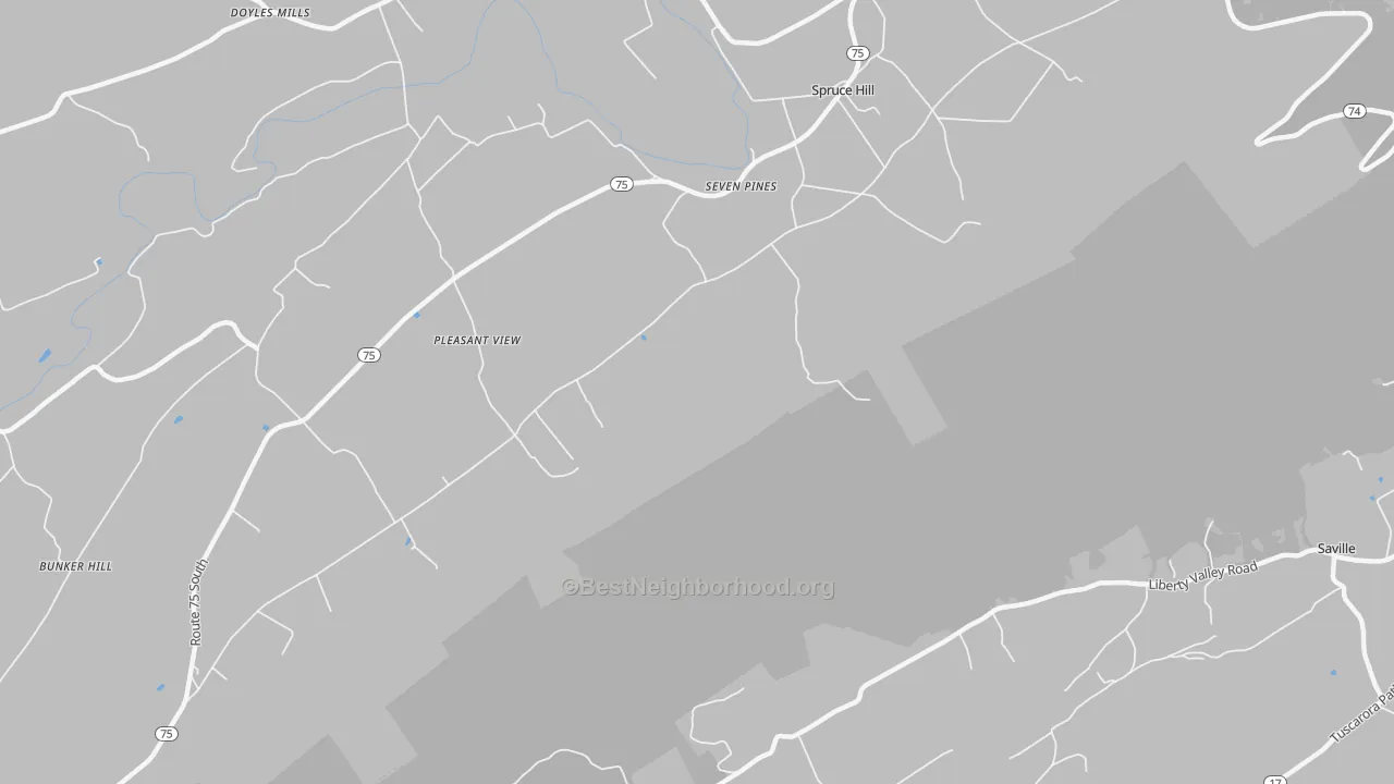 Transit Grade map of Pleasant View, PA