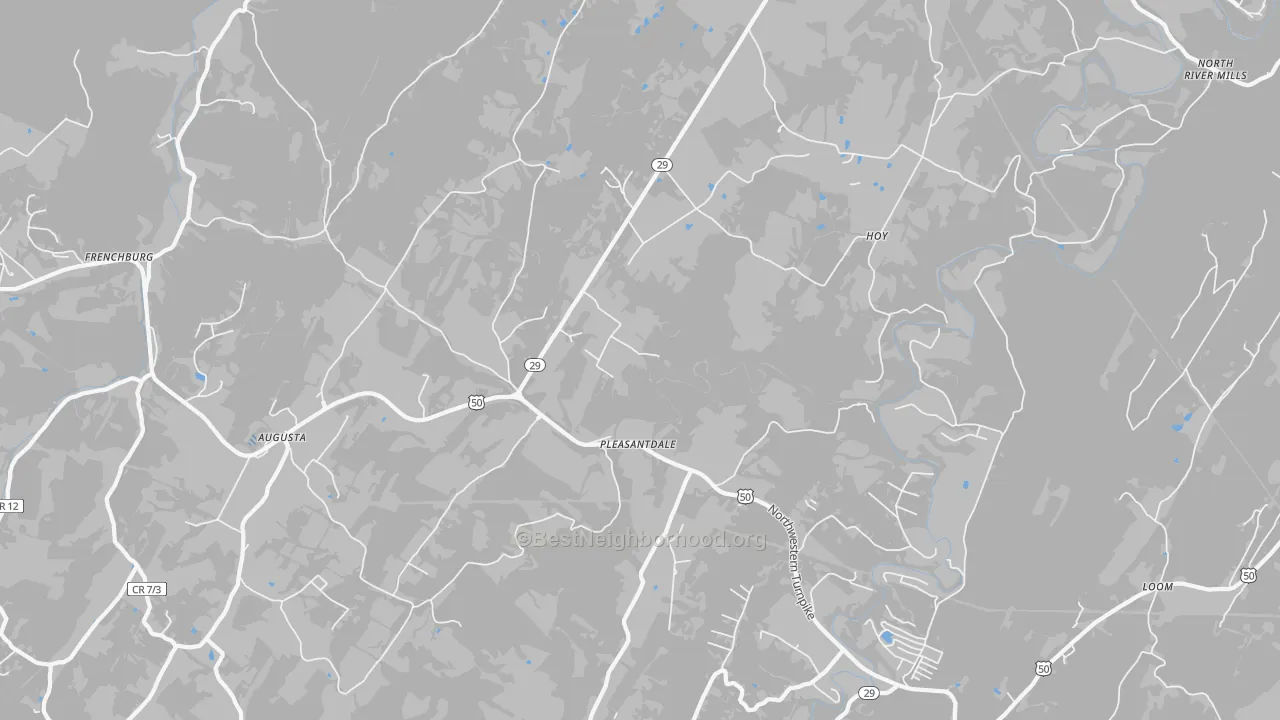 Transit Grade map of Pleasantdale, WV