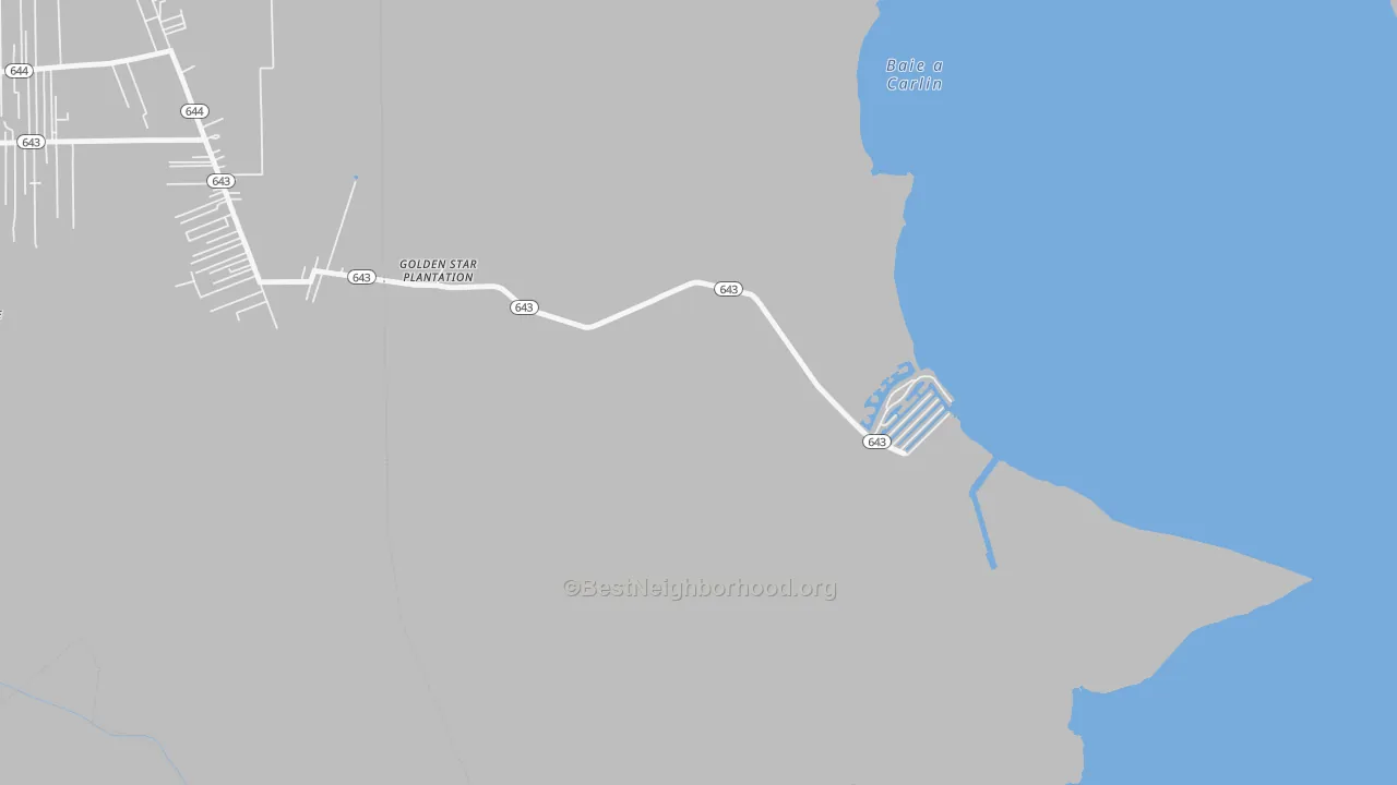 Transit Grade map of Pleasure Bend, LA