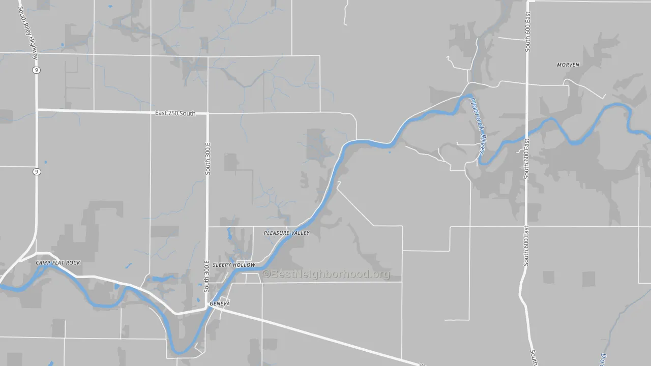 Transit Grade map of Pleasure Valley, IN