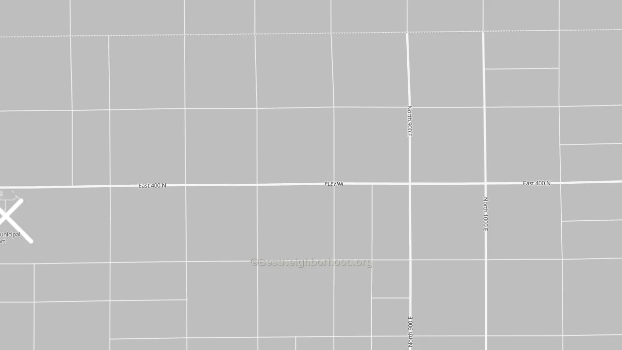 Transit Grade map of Plevna, IN