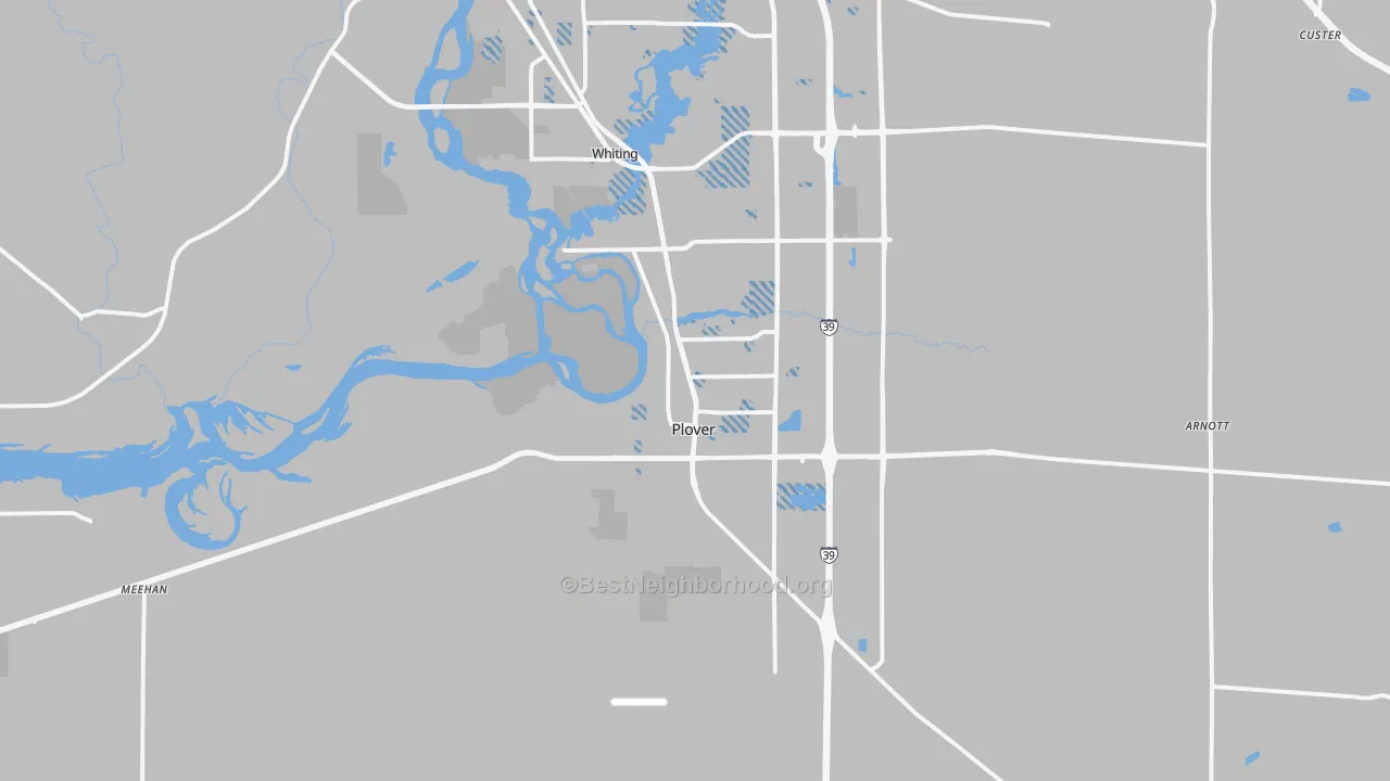 Transit Grade map of Plover, WI