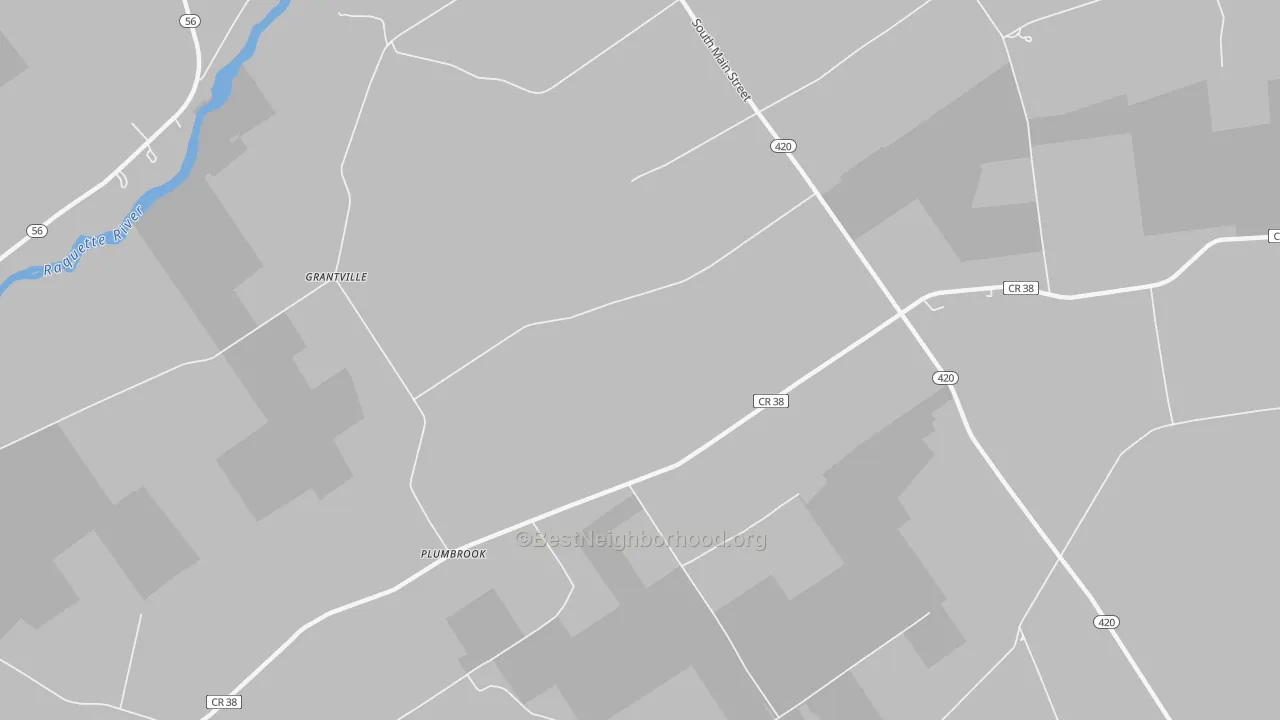 Transit Grade map of Plumbrook, NY