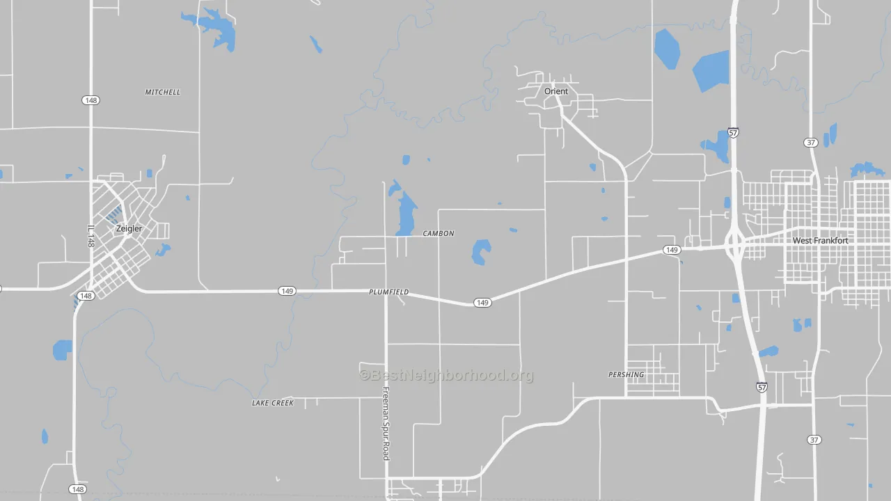 Transit Grade map of Plumfield, IL