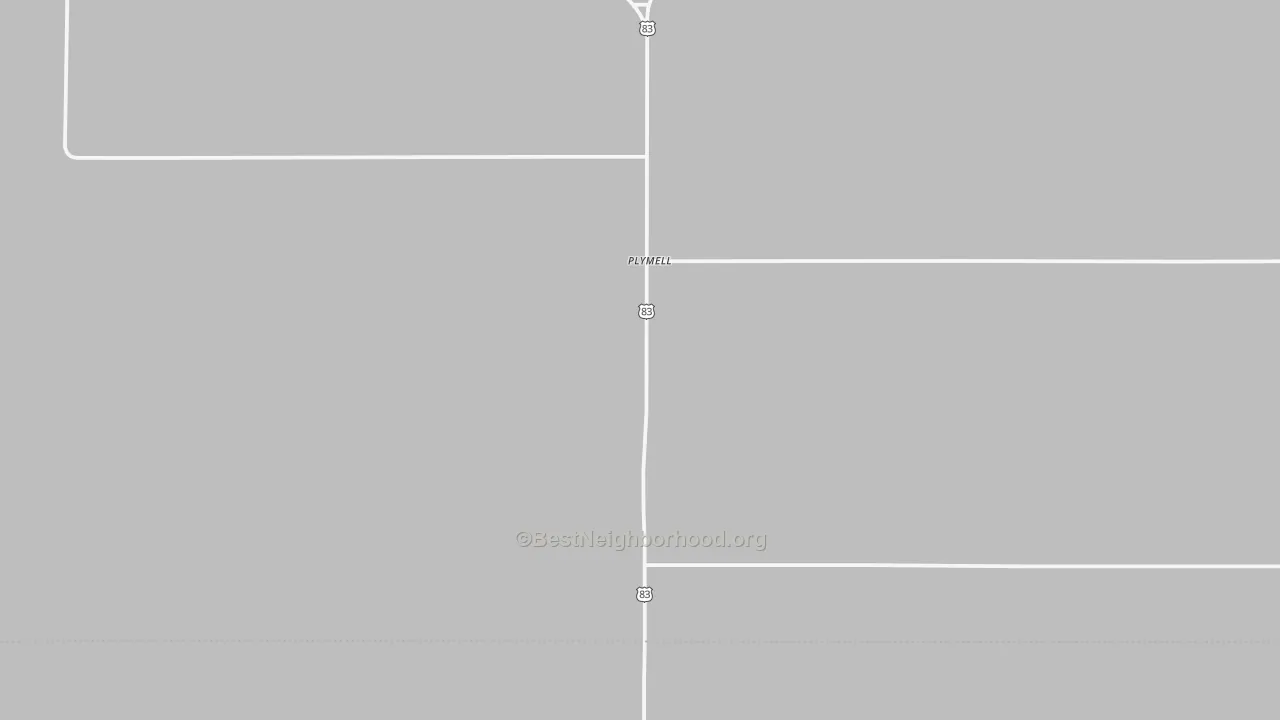 Transit Grade map of Plymell, KS