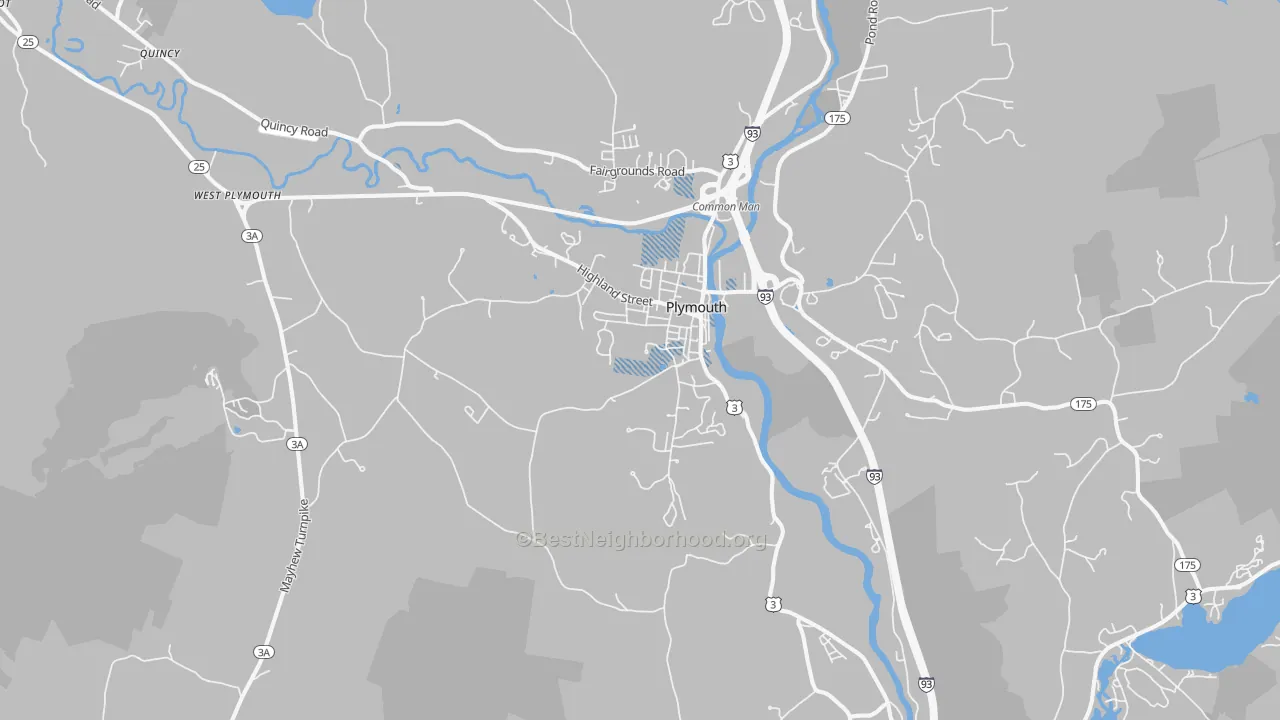Transit Grade map of Plymouth, NH