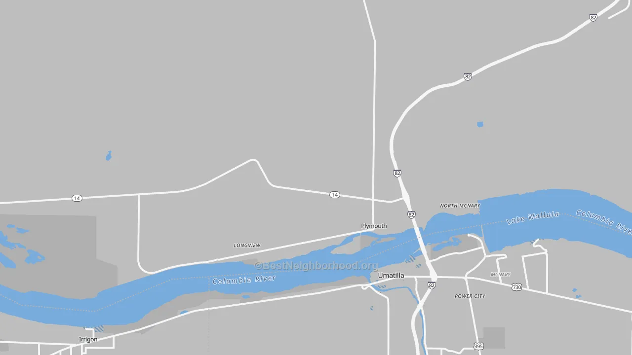 Transit Grade map of Plymouth, WA
