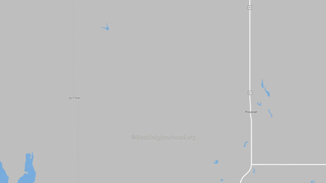 Transit Grade map of Pocasset, OK