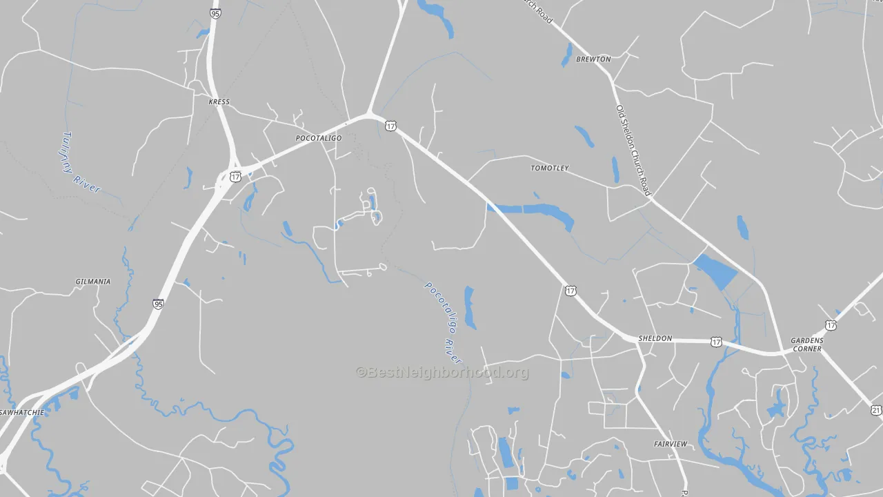 Transit Grade map of Pocataligo, SC
