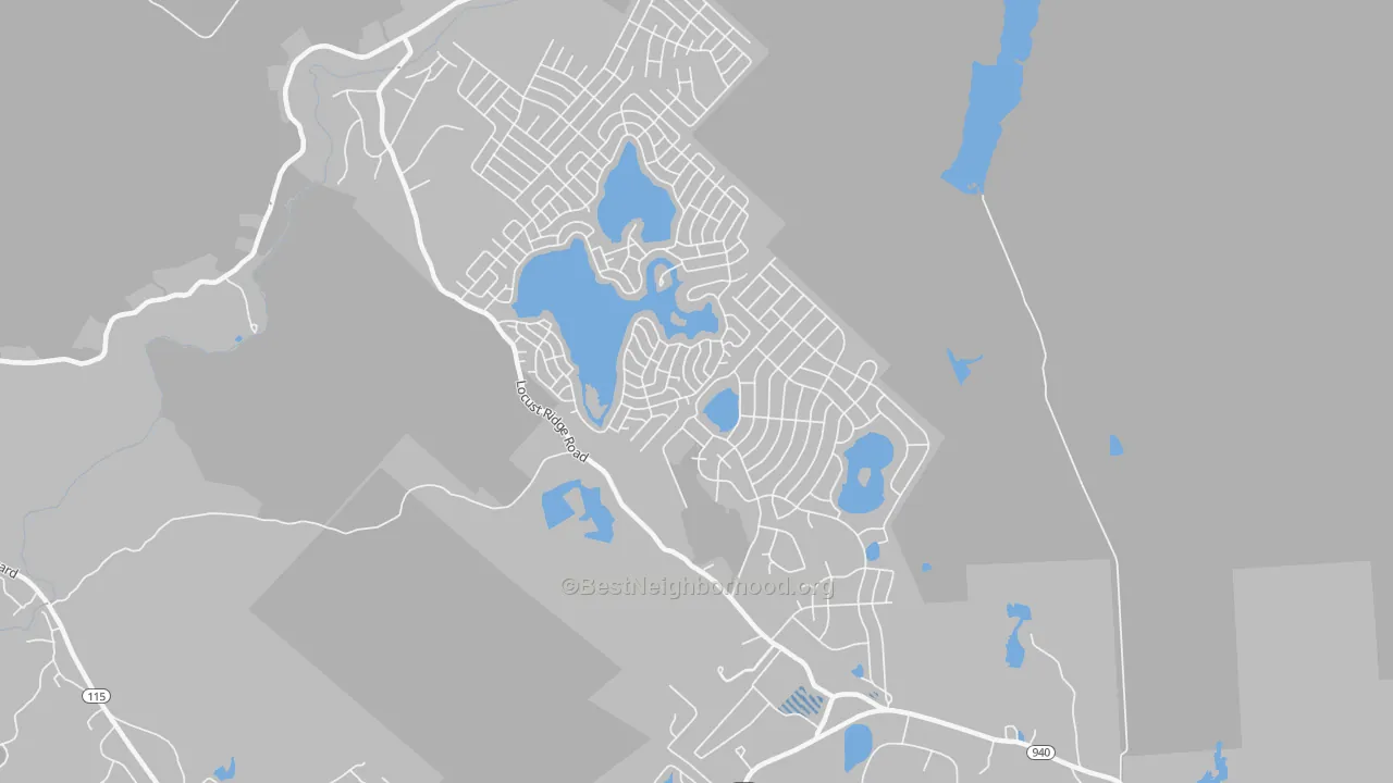 Transit Grade map of Pocono Lake, PA