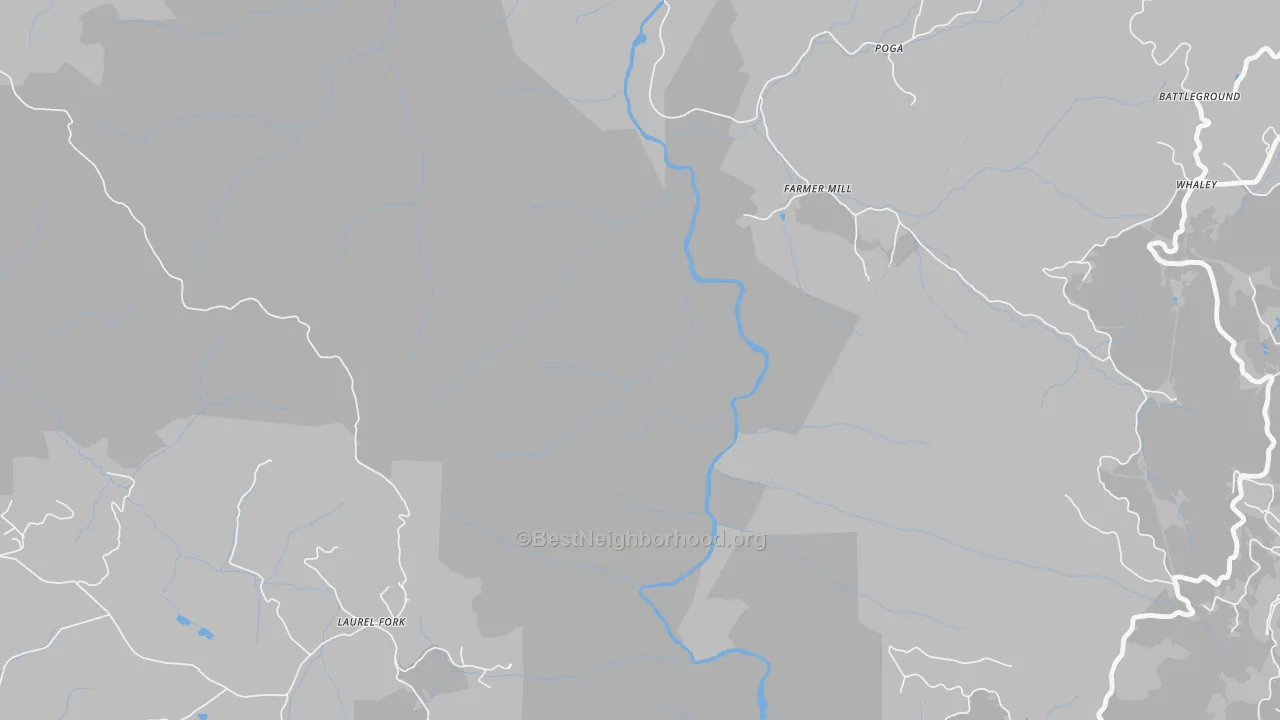 Transit Grade map of Poga, TN