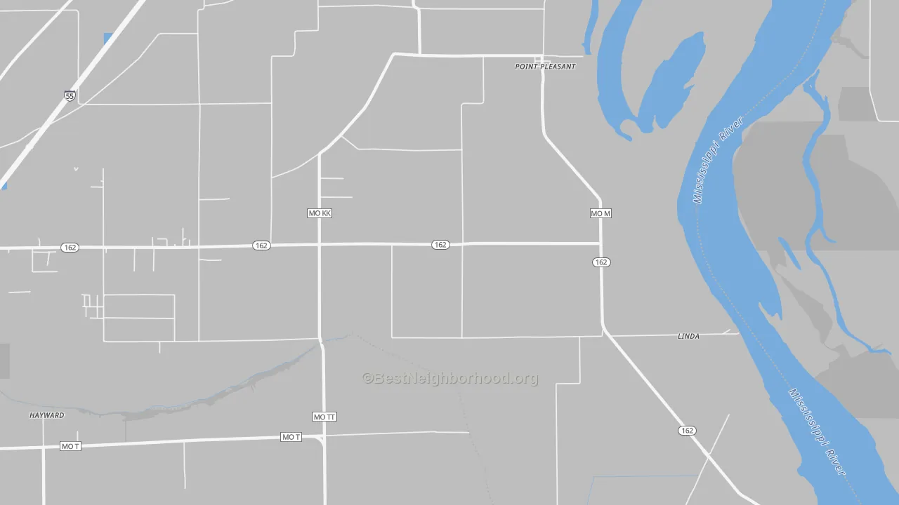 Transit Grade map of Point Pleasant, MO