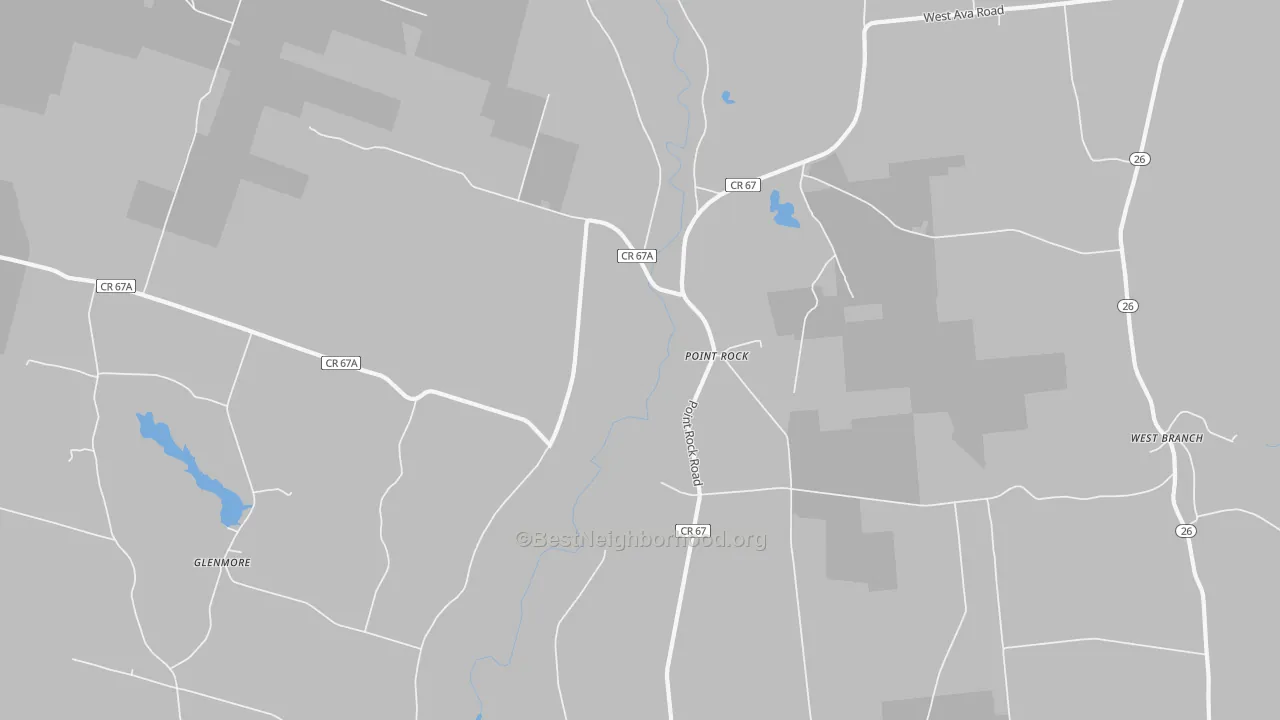Transit Grade map of Point Rock, NY