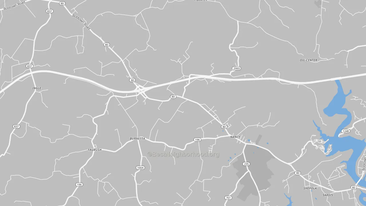 Transit Grade map of Pointer, KY