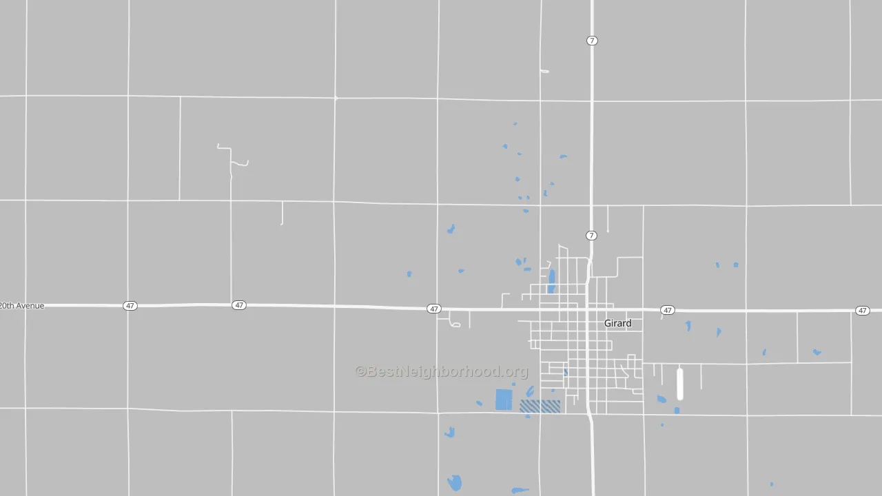 Transit Grade map of Polk, KS