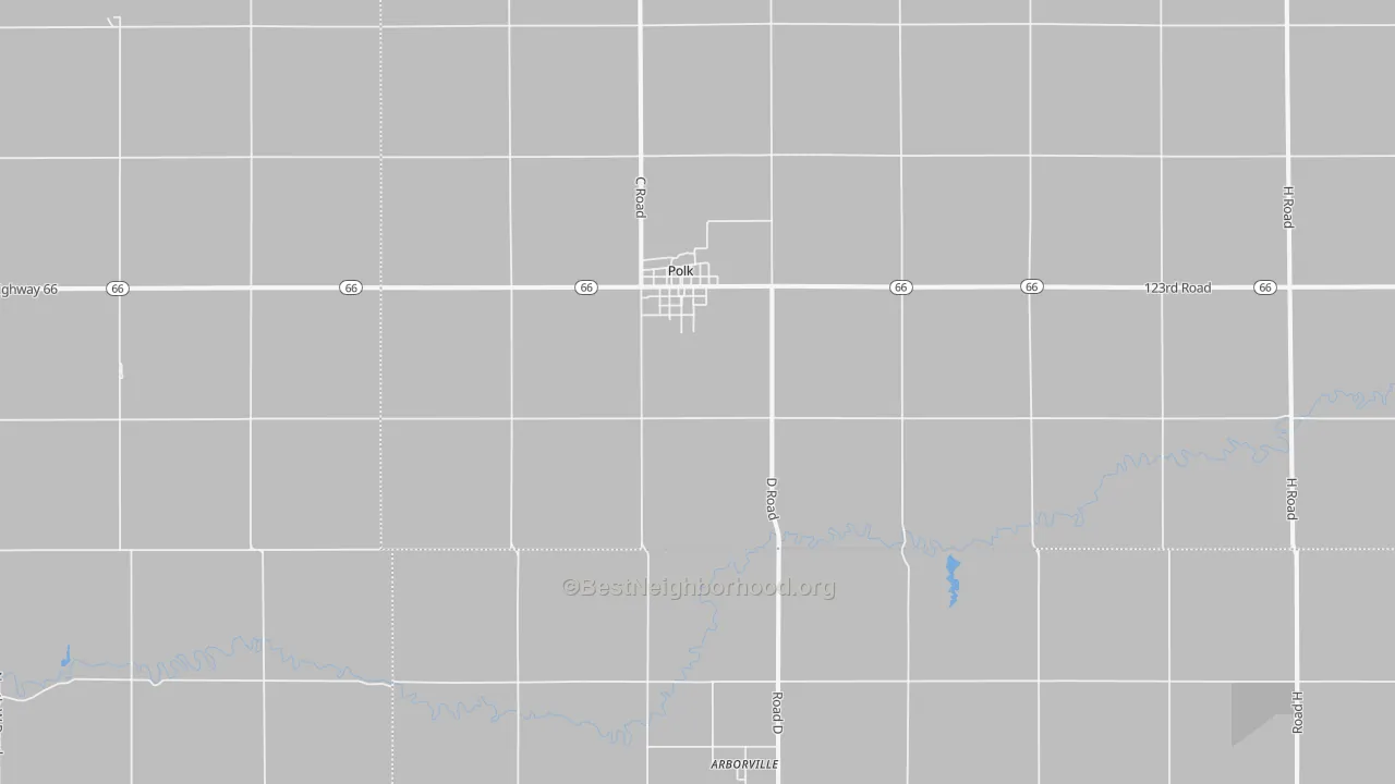 Transit Grade map of Polk, NE