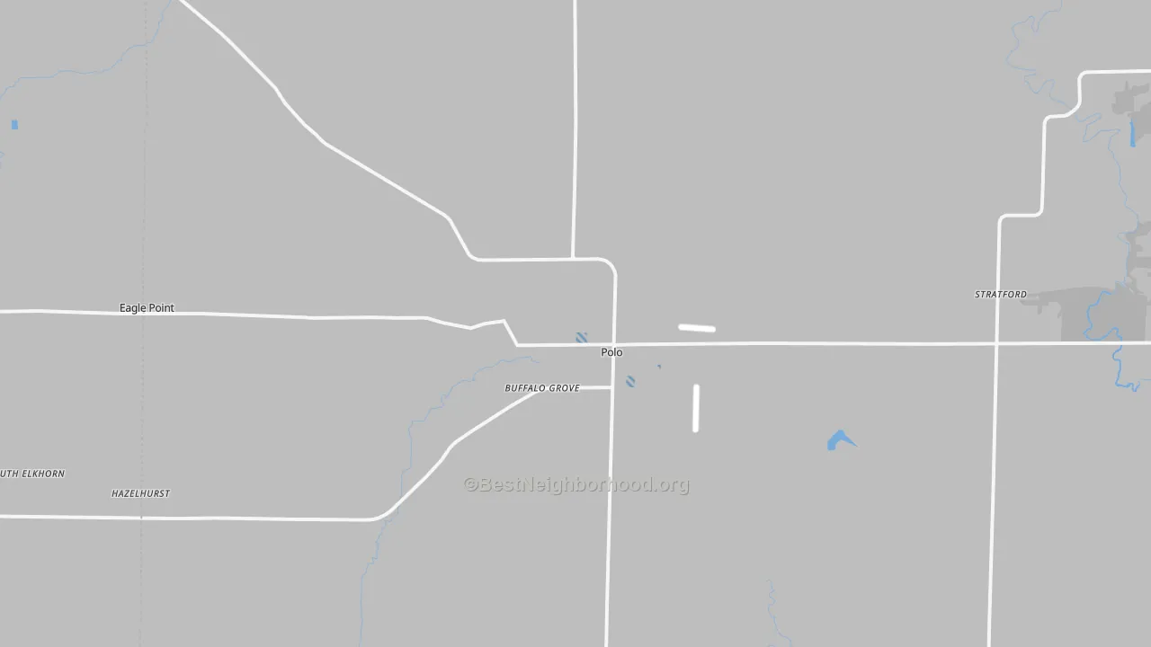 Transit Grade map of Polo, IL