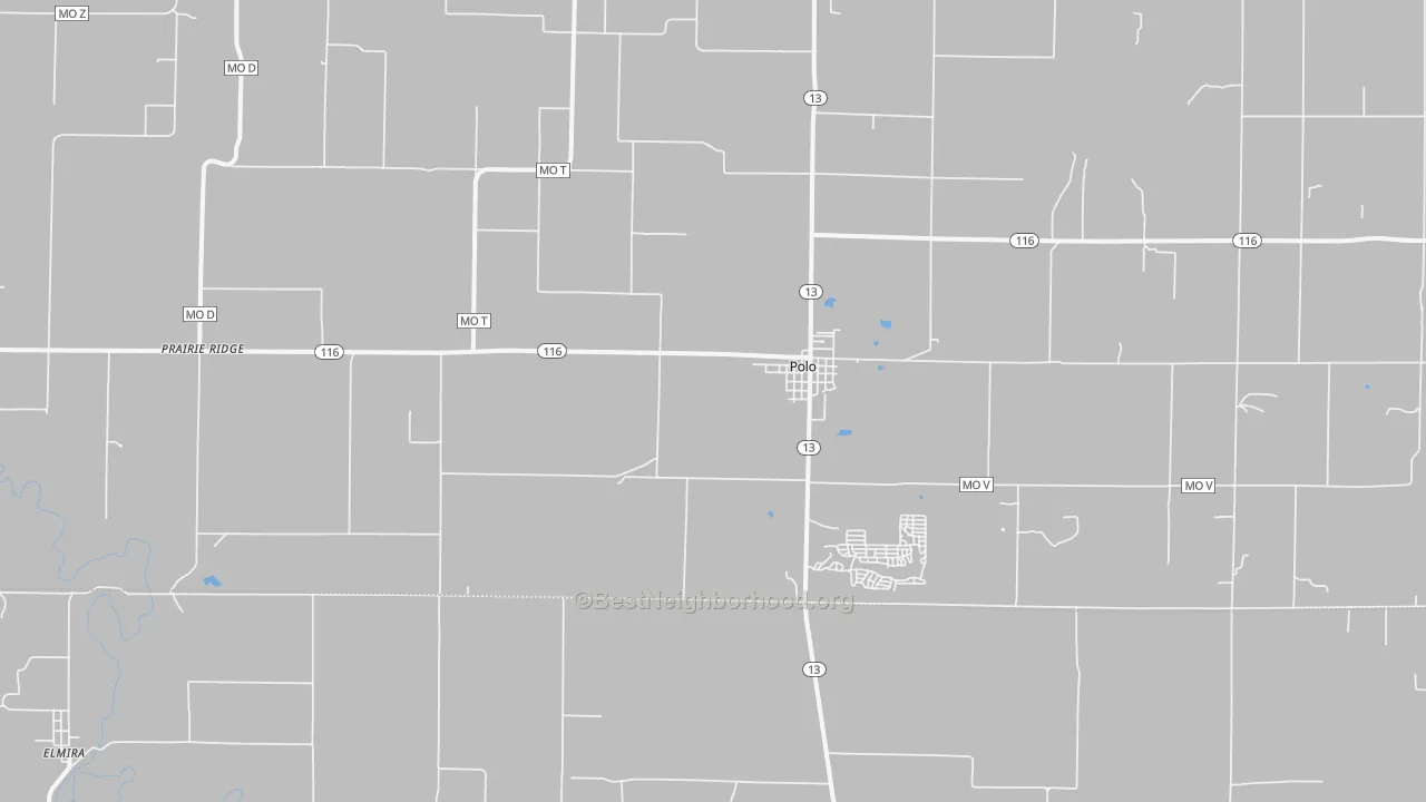 Transit Grade map of Polo, MO
