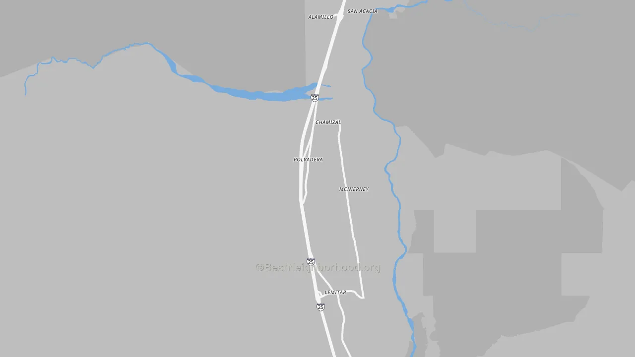 Transit Grade map of Polvadera, NM