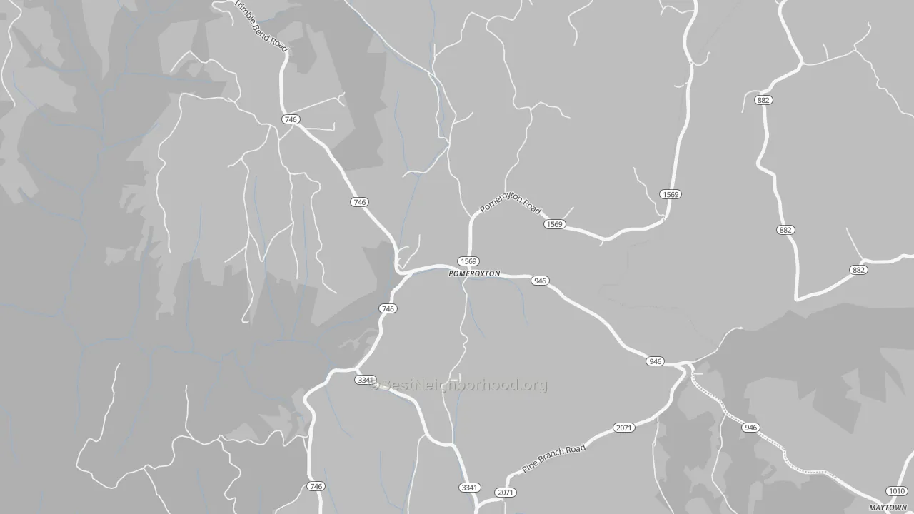 Transit Grade map of Pomeroyton, KY