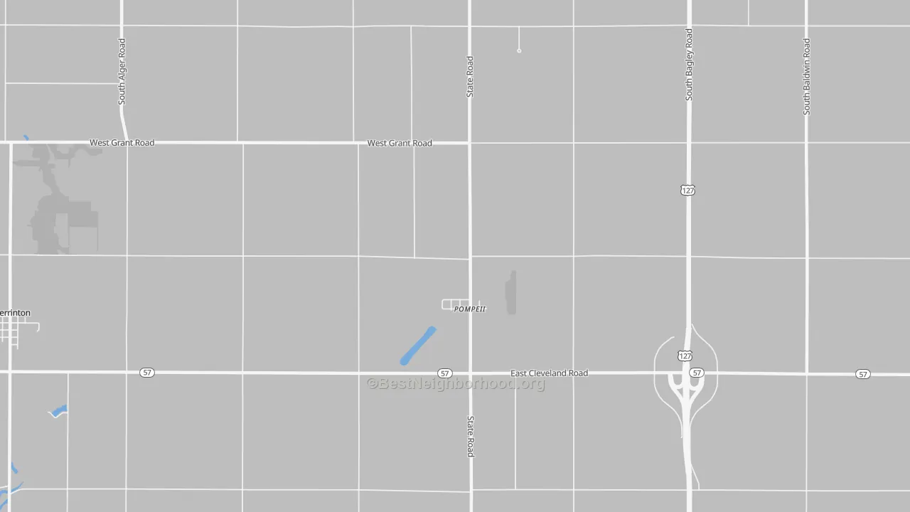 Transit Grade map of Pompeii, MI