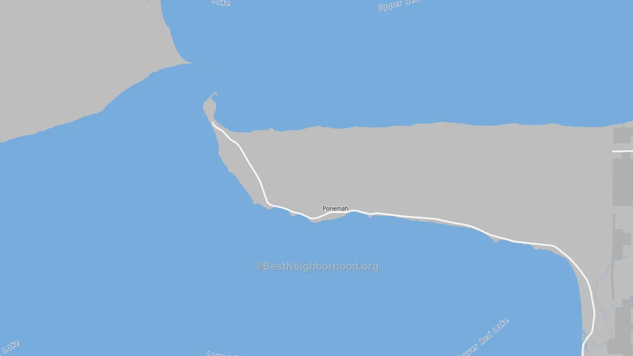 Transit Grade map of Ponemah, MN