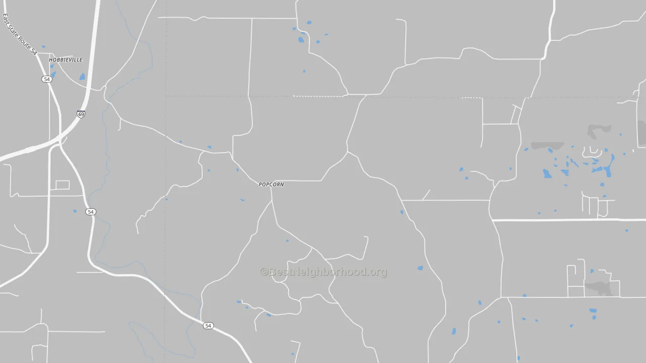 Transit Grade map of Popcorn, IN