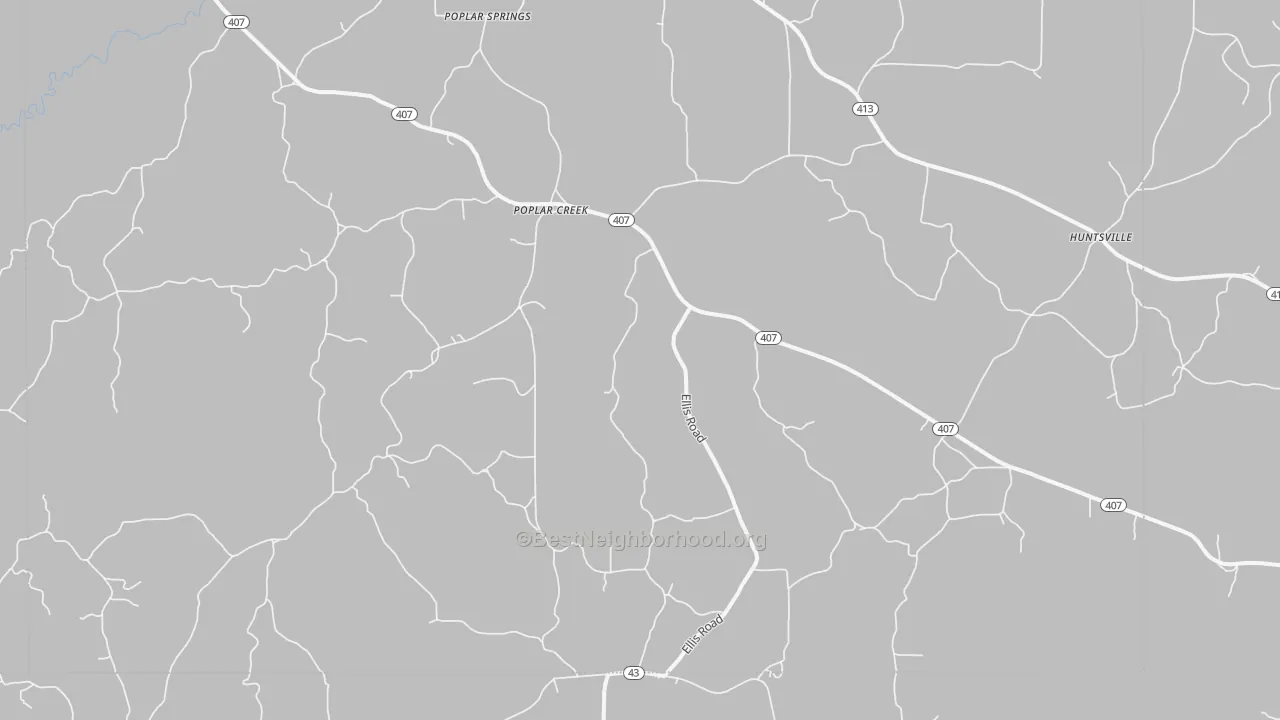 Transit Grade map of Poplar Creek, MS