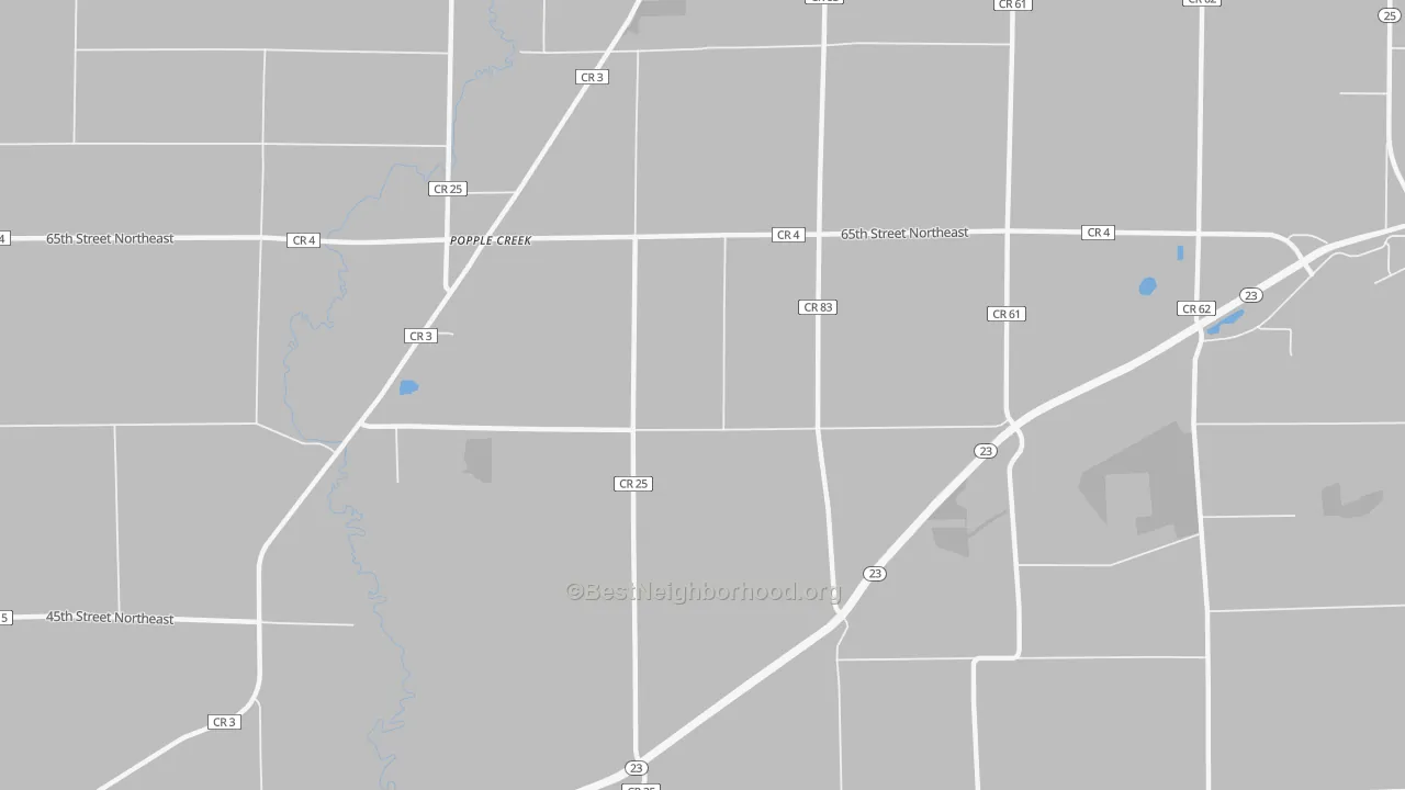 Transit Grade map of Popple Creek, MN
