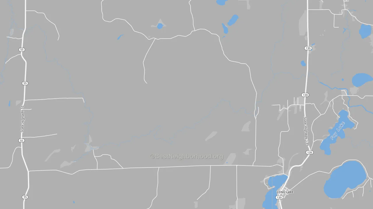 Transit Grade map of Popple River, WI