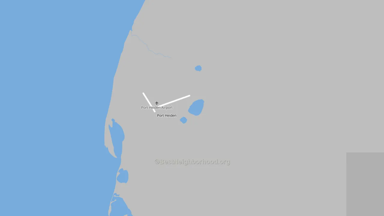Transit Grade map of Port Heiden, AK