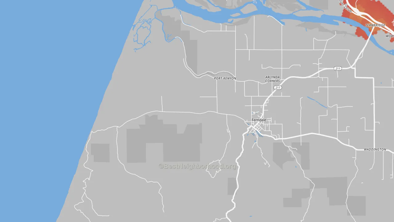 Transit Grade map of Port Kenyon, CA