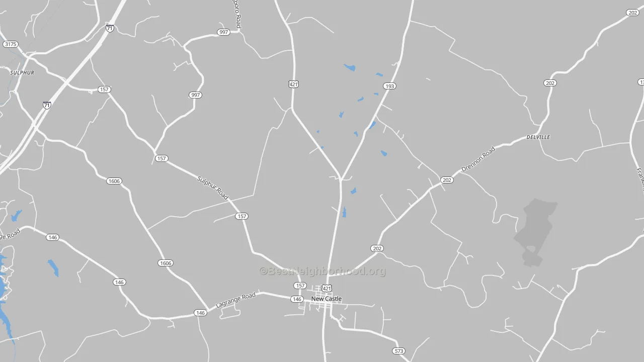 Transit Grade map of Port Royal, KY