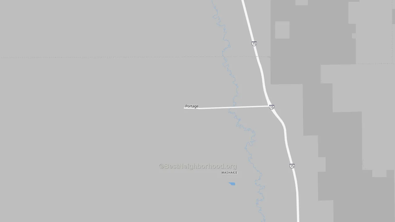 Transit Grade map of Portage, UT