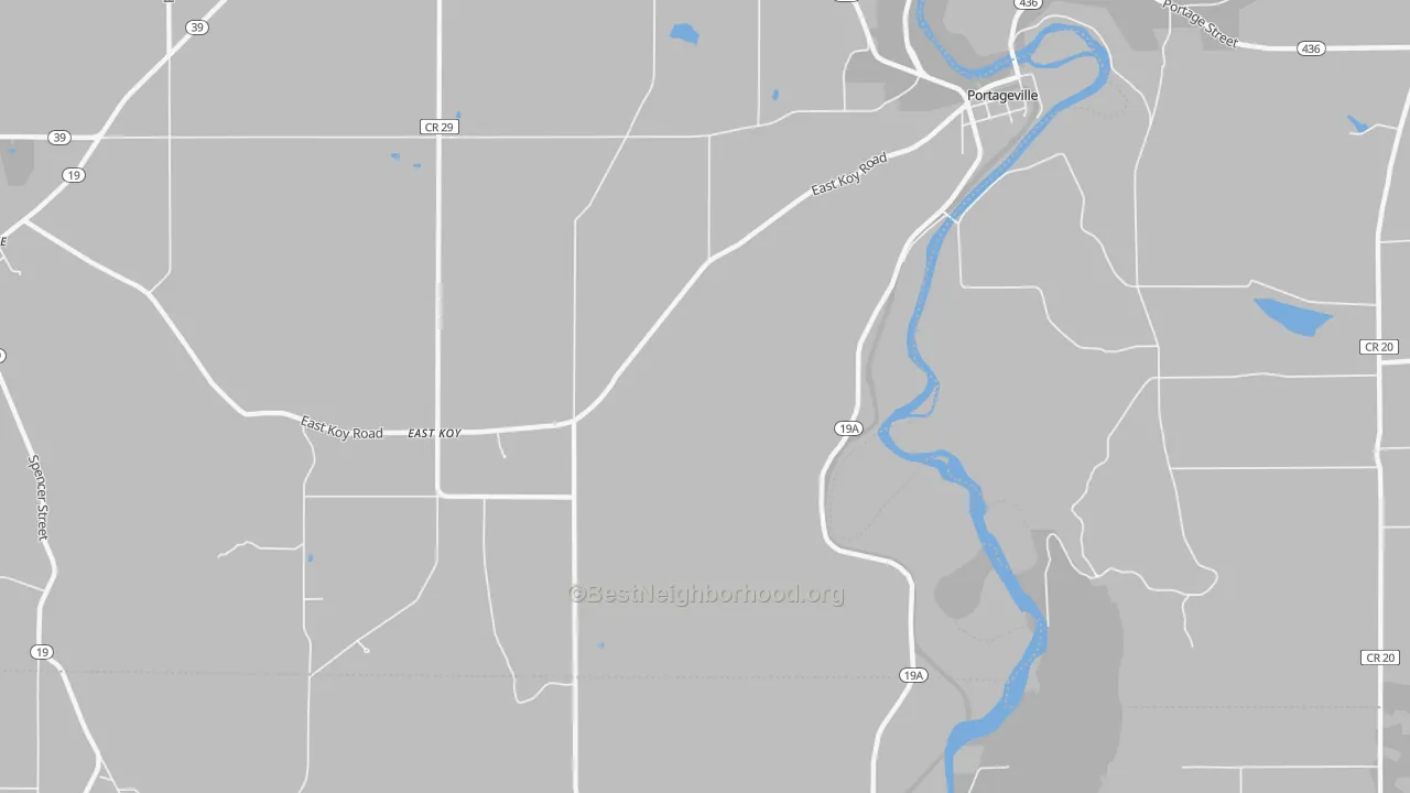 Transit Grade map of Portageville, NY
