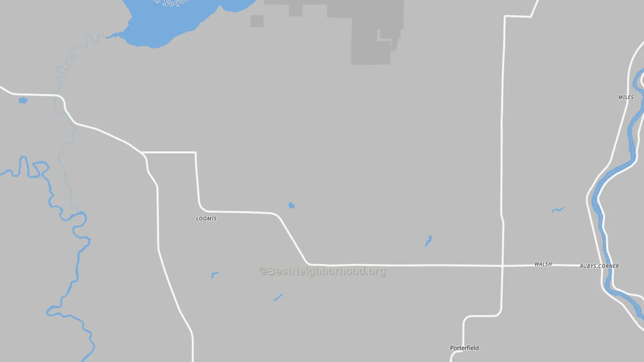 Transit Grade map of Porterfield, WI