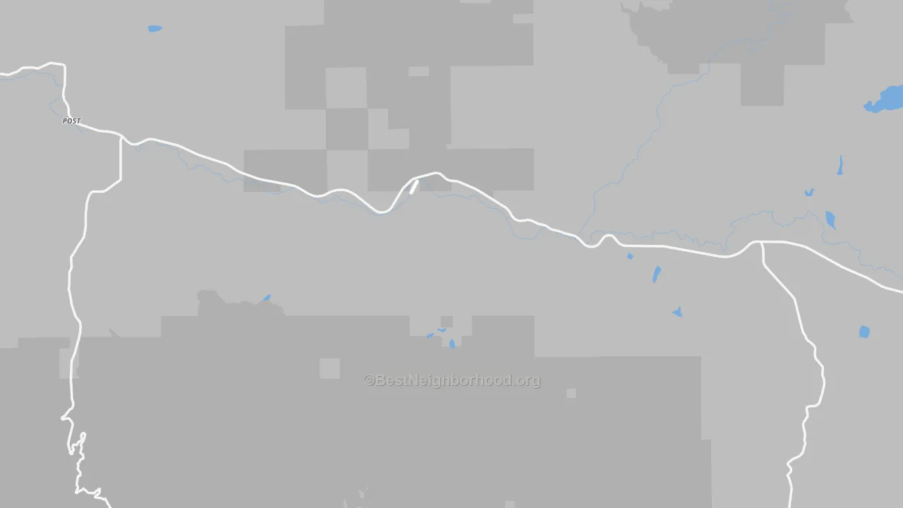 Transit Grade map of Post, OR