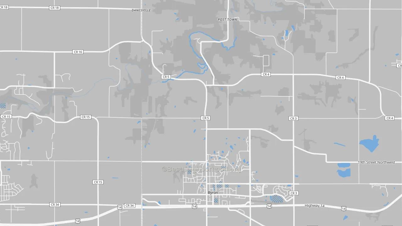 Transit Grade map of Post Town, MN