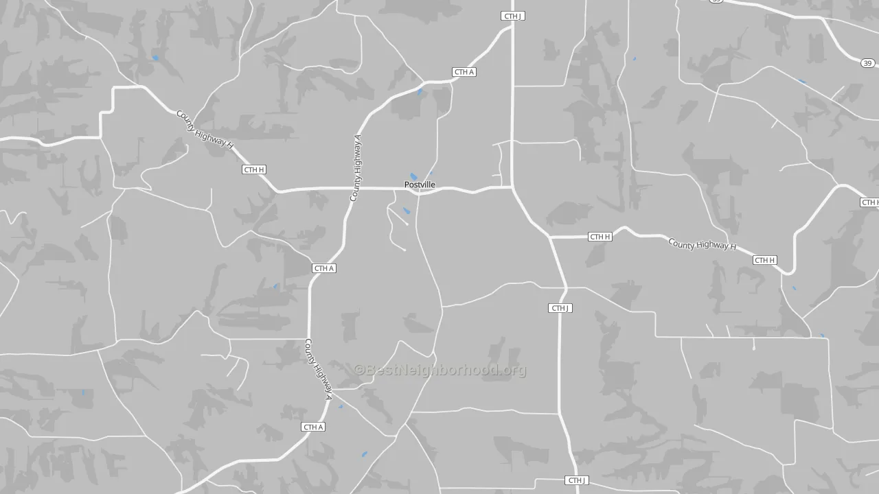 Transit Grade map of Postville, WI