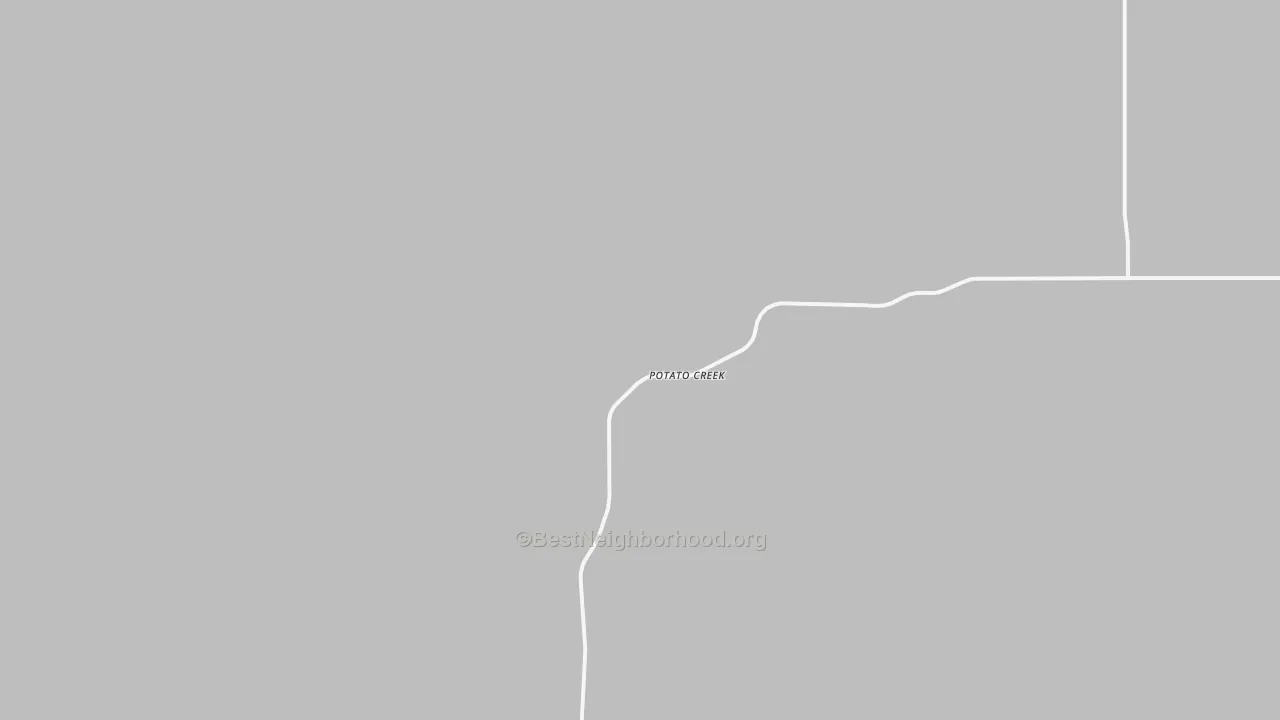 Transit Grade map of Potato Creek, SD