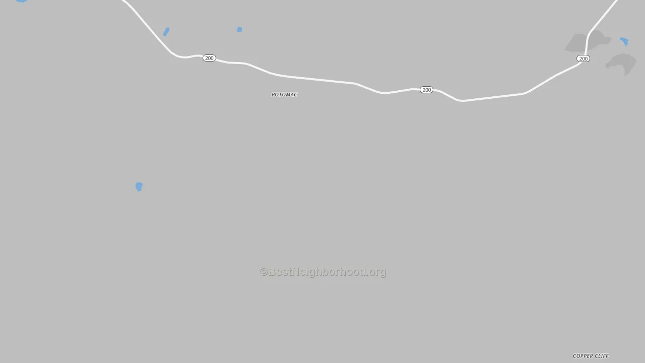Transit Grade map of Potomac, MT