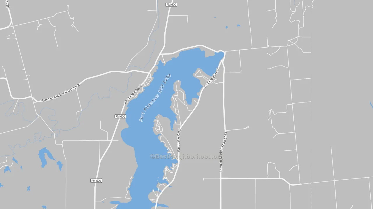 Transit Grade map of Potosi, TX