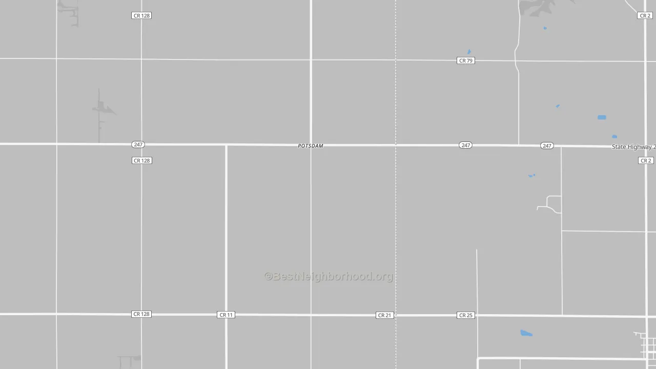 Transit Grade map of Potsdam, MN